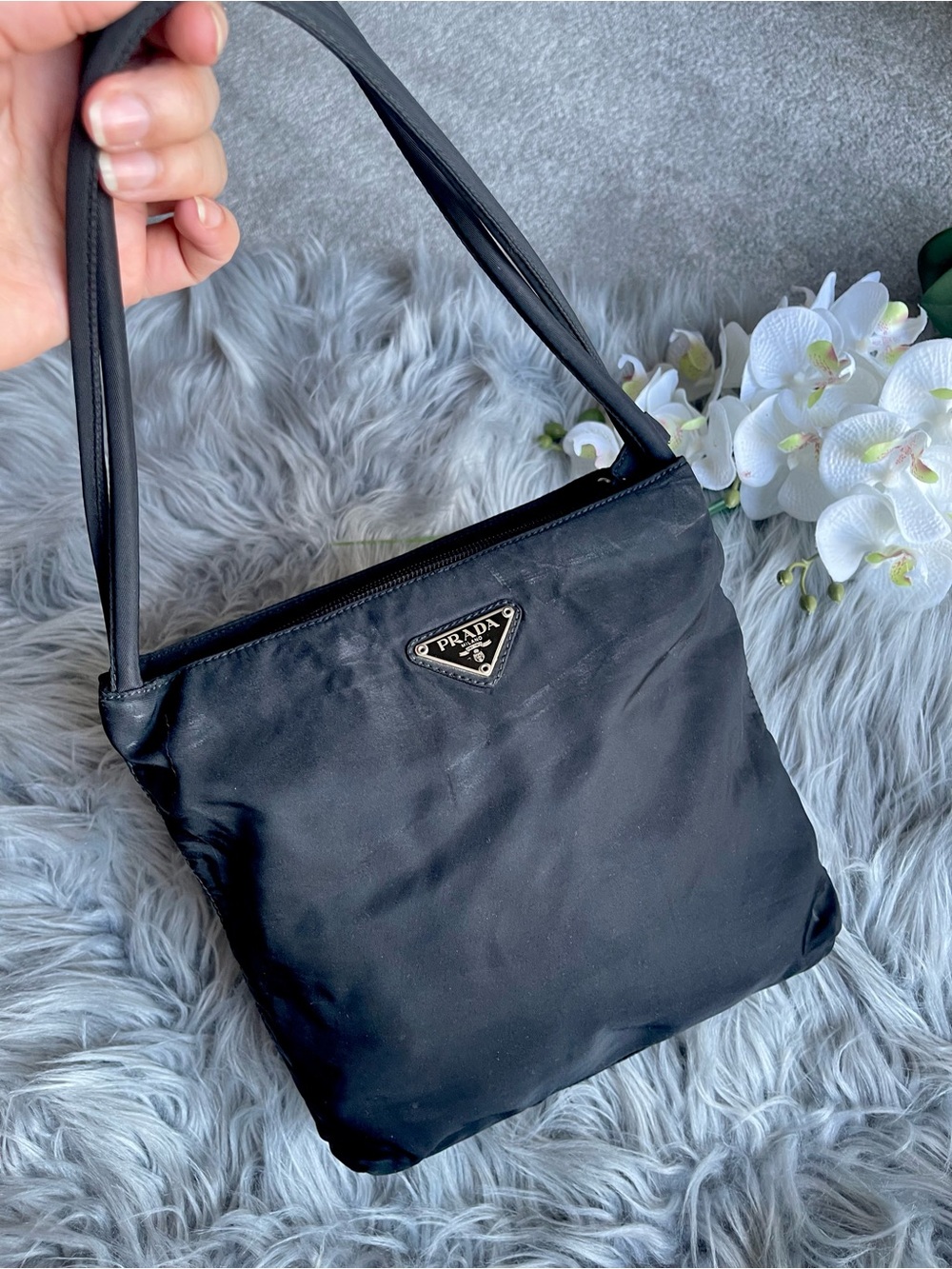 Authentic PRADA vintage nylon shoulder bag